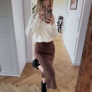 Spódnica czekoladowa Lucy