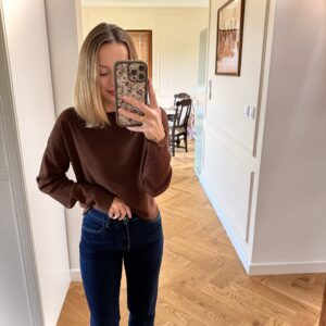 Sweter czekoladowy Verona